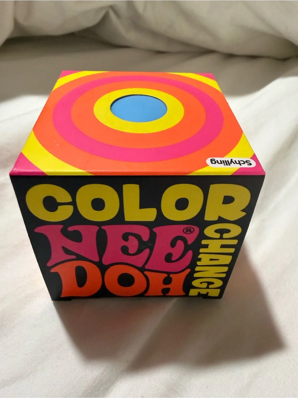 Schylling Color NeeDoh Change Kids Sensory Toy - Pink, Orange, Yellow, Blue